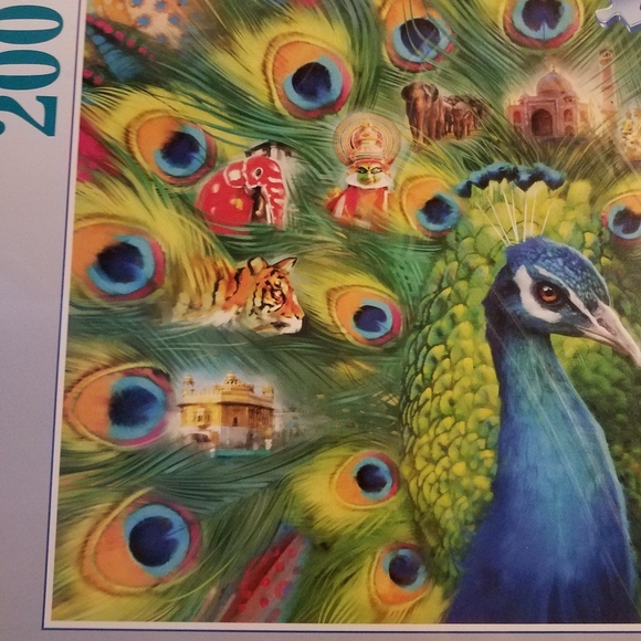 Ravensburger 2000 Piece Peacock Puzzle New - Picture 5 of 12